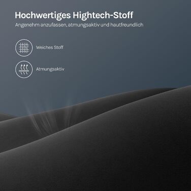 Ігрове крісло WOLTU, тканина зі зручною пружинною подушкою, прохолодне влітку, ергономічне ігрове крісло високої вантажопідйомності з підголівником, поперековою подушкою, підставкою для ніг, технічна тканина, чорний колір