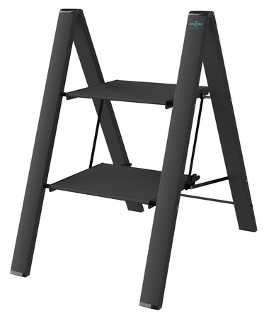 Драбина Colombo Leonardo Black 2 щаблі (G300A02W)