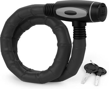 Замок для велосипеда Panzerschloss Надійний захист від крадіжки з 2 ключами Велосипедний замок, замок для байку, велосипедні замки, замки для електровелосипедів 18 x 850 мм