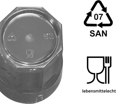 Акриловий кемпінговий стакан, 400 мл, різні кольори - келих на 6 осіб, акриловий стакан для води, пластиковий, для кемпінгу, саду, імітація справжнього скла, кухоль для пікніка, дитячий, для людей похилого віку, лонг-дрін, коктейльний, блакитно-блакитно-б