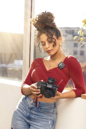 �DE Wireless GO Ультракомпактна бездротова мікрофонна система з інтегрованим мікрофоном (чорний) Чорний одинарний передавач Wirele