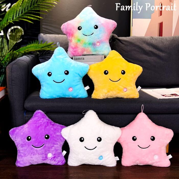 Світиться подушка, подушка зірка світлодіодна, світлодіодна подушка, світлодіодна подушка зірка, світиться дитяча подушка, зірка с