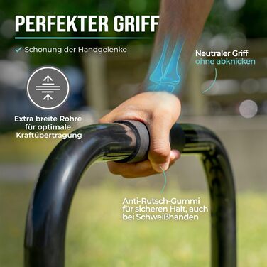 Фітнес-паралети для підтягувань та віджимань, міні-сталеві грифи середнього розміру, грифи для стійки на руках з надзвичайно широким хватом для калістеніки, гімнастики та спортивної гімнастики, для занять у приміщенні та на вулиці