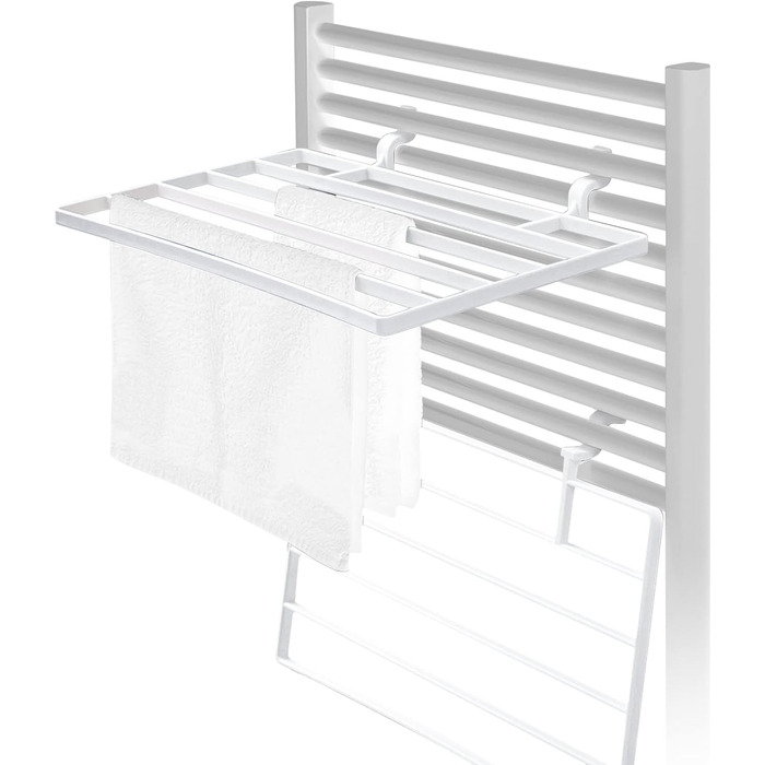 Сушарка для білизни Jumbo 2 для радіаторів у ванній кімнаті, 100 поліпропілен, довжина сушіння 3 м, 51 x 36 см, вантажопідйомність