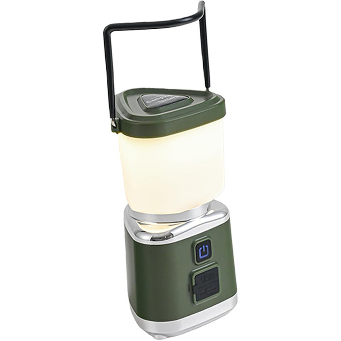 Ручний атмосферний світильник, портативний кемпінговий ліхтар, акумуляторний, з регульованою яскравістю, підвісний намет, аварійне освітлення, міцний, акумуляторний, з регульованою яскравістю, підвісний намет, зелений