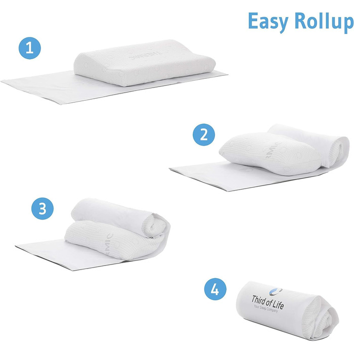 Ортопедична подушка Third of Life для водяних ліжок NINAR, в'язка подушка для шиї з піни з пам'яттю, подушка для підтримки шиї з т