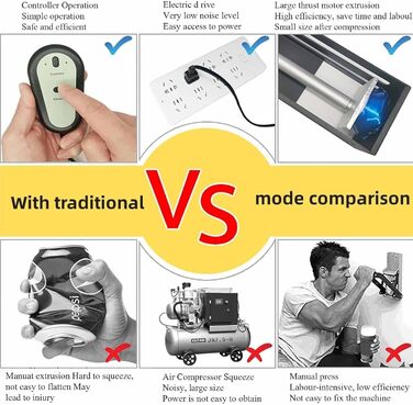Електрична дробарка металевих банок SACLMD, потужна електрична дробарка для банок, автоматична електрична дробарка для банок