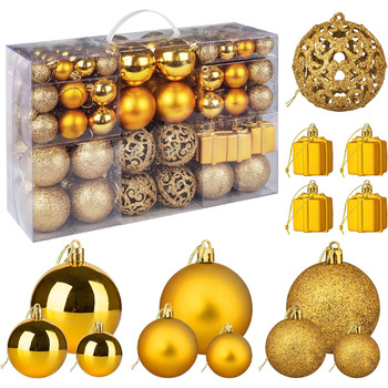 Набір ялинкових кульок зі 105 предметів Homewit