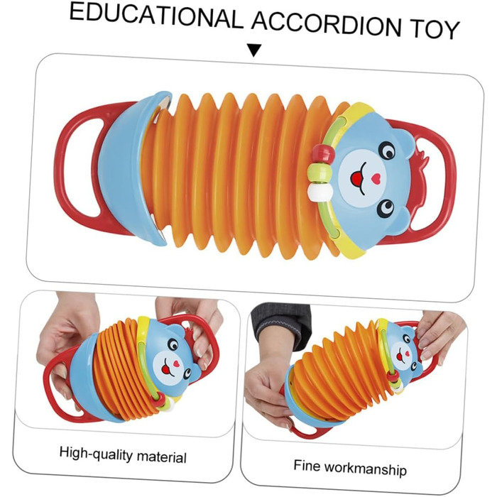Музичний ведмідь акордеон навчальна іграшка для дітей кнопковий акордеон інструмент діти акордеон діти інструменти діти музичні інструменти професія акордеон навчальний акордеон