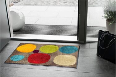 Килимок Salonloewe, поліамідний, різнокольоровий, 50x75 см (прямокутний)