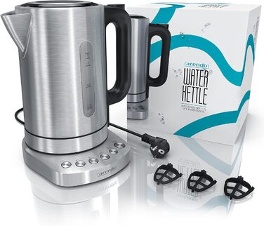 Чайник з нержавіючої сталі потужністю 3000 Вт з регулюванням температури - 4 обраних температурних режими - функція підтримання те