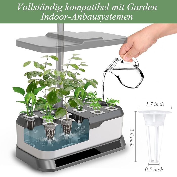 Губки для росту Cieex 125 шт., запасні губки для розведення 50 шт., садові аксесуари для гідропоніки для системи Start із 50 етикетками, 12 ізоляційних кришок, 12 кошиків для рослин, 1 пінцет