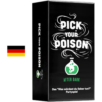 Гра для вечірки Pick Your Poison After Dark - Що б ви хотіли зробити (Pick Your Poison After Dark) Карткова гра для студентів, дорослих та для вечірки з друзями