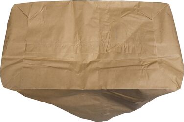 Паперові пакети для сміття, 120 літрів, 2-шарові, 70 г/м, 25 шт. , 95x70x25 см, коричневі
