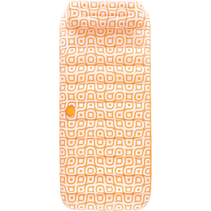 Надувний матрац Bestway з оксамитовою поверхнею, 169 x 77,5 x 30,5 см, 1 особа, ПВХ, 2 повітряні камери, оксамитова поверхня, вбудований тримач для напоїв, запобіжний та швидкознімний клапан, латка для ремонту