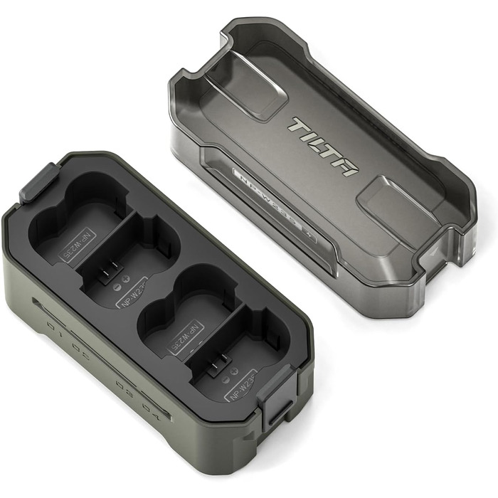 Зарядний пристрій Tilta NP-W235, 4-канальний зарядний пристрій, сумісний з акумуляторами NP-W235, портативна зарядна станція TBC-W235-GN