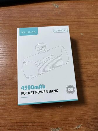 Маленький, але потужний, компактний світлодіодний цифровий дисплей Mini Powerbank USB C Сумісний з iPhone 15, Samsung, Huawei, USB-C мобільними телефонами тощо A-Midnight Black, 5000mAh, 20W PD Fast Charging Power Bank