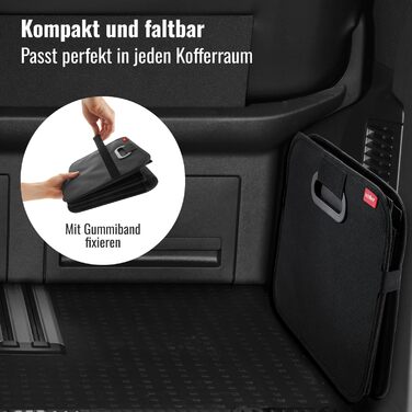 Органайзер для багажника Achilles XL - Сумка для багажника XL з великою кількістю місця для зберігання - Просторий та простий у до