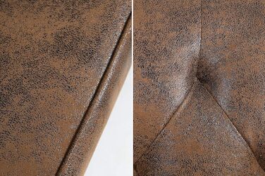 Диван Invicta INTERIOR Chesterfield Maison Belle AFFAIRE 220 см антично-коричневий з функцією сну розкладний диван-ліжко