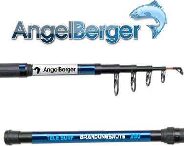 Вудка для серфінгу Angel-Berger Tele Surf 3,90 м 100-250 г морська вудка для серфінгу морська риболовля вудки для серфінгу