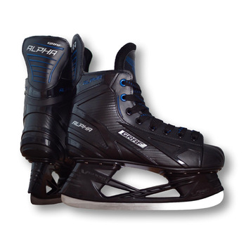 Ковзани Alpha GRAF для дорослих, людей похилого віку, для відпочинку, хокею, чорно-сині, унісекс, розмір 43