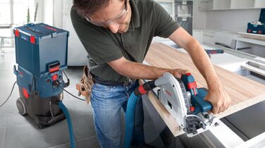 Професійний пилосос Bosch Professional GAS 35 M AFC для вологого та сухого прибирання (потужність 1200 Вт, резервуар 35 л, шланг 5 м)