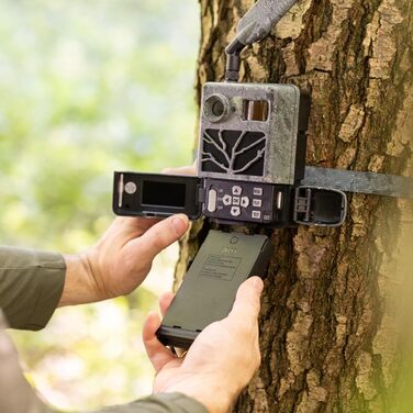 Блок живлення ZEISS сумісний з ZEISS Secacam 1 та 3, акумулятор 5000 мАг із системою керування батареями (BMS), заряджання через USB-C, довготривале джерело живлення, для камер дикої природи з передачею даних на мобільний телефон