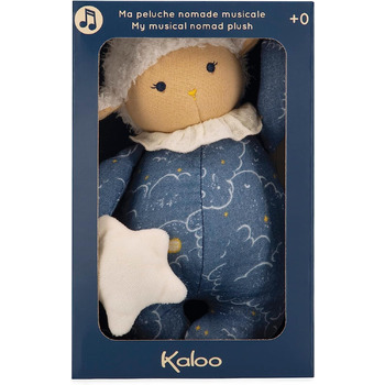 Музичне плюшеве ягня Kaloo Doux Sommeil, синє
