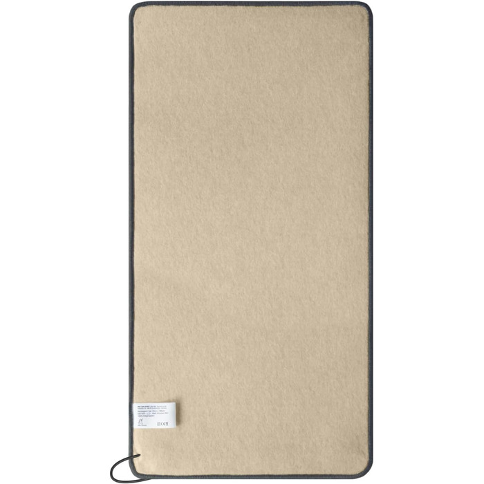 Інфрачервоний нагрівальний килимок для дому та офісу, антрацит 50x100 см, 64 Вт, 230 В