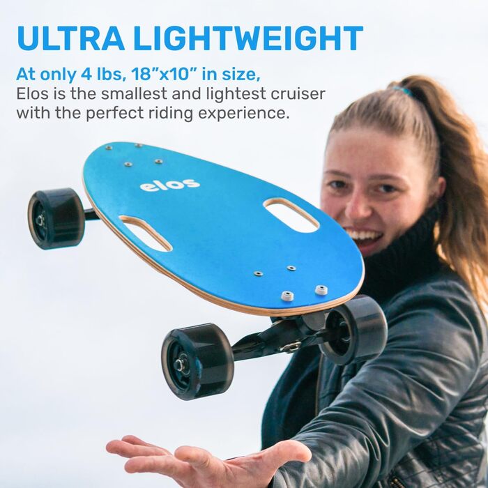 Скейтборд повністю легкий - Міні лонгборд kreuzer скейтборд прозорий клен