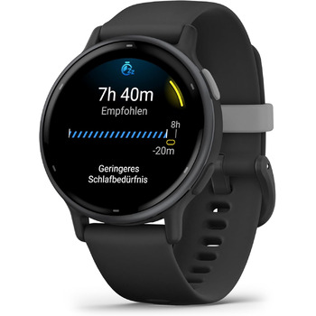 Розумний годинник із 1,2-дюймовим AMOLED-дисплеєм, функціями фітнесу, здоров&39я та музики, чорний/сланцево-сірий, 5 - GPS-