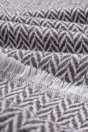 Ковдра Todocama Extra Soft Cotton, Four Seasons, Багатоцільове покривало, Покривало для дивана, Чохол для кушетки, Покривало для дивана (Темно-сірий), PRCMAMSGROS, 120 x 180 см 120 x 180 см Темно-сірий