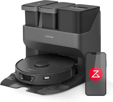 Робот-пилосос roborock S7 Max Ultra зі станцією самоспорожнення/самомиття/самосушки/самозаправки/самоочищення (5500 Па, активне об