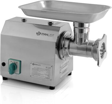 Професійна м'ясорубка з нержавіючої сталі електрична 750 Вт - 150 кг/год м'ясорубка з нержавіючої сталі, ковбасна машина в якості