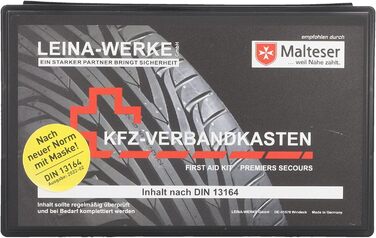 Автомобільна аптечка з фотодруком, чорна/багатобарвна, 1 x 10 шт., 10105