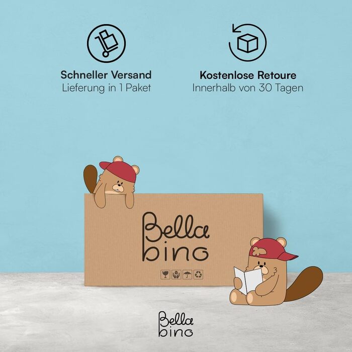 Дитяче ліжко Bellabino Kuru 90x200 см Дитяче ліжко із захистом від падіння та рейковою основою Дитяче ліжко з місцем для зберігання Дитяче ліжко з дерева Односпальне ліжко для хлопчиків та дівчаток для дитячих кімнат білого кольору без шухляд, матрац не в