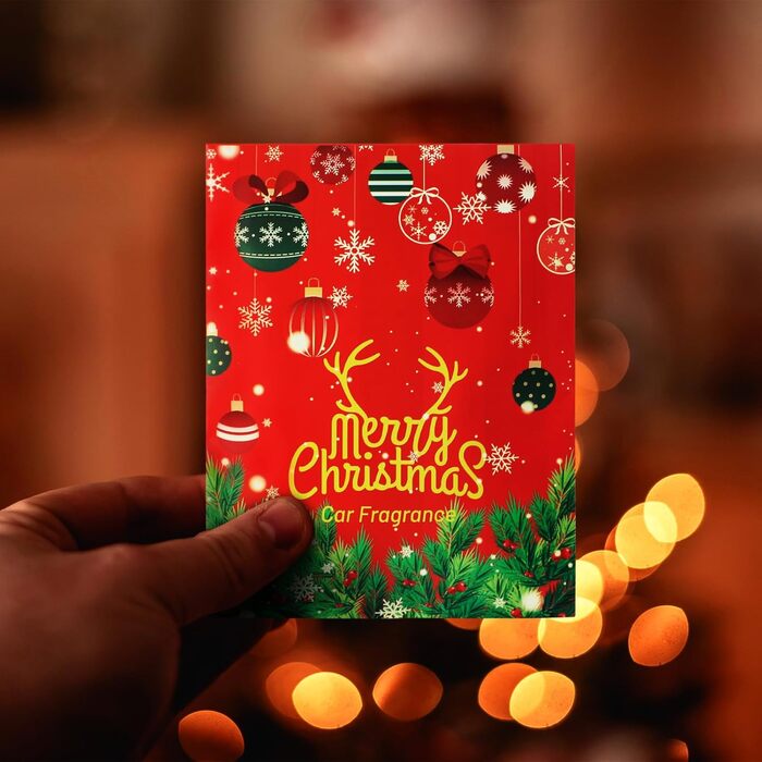 Ароматична ялинка Автомобільне Різдво x6, Освіжувач повітря Ароматична ялинка, Освіжувач повітря для автомобіля, Ароматична підвіс