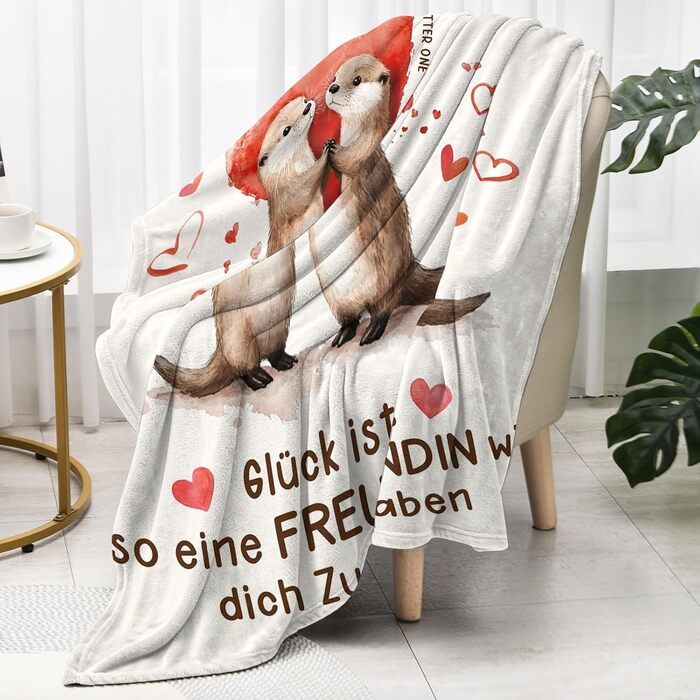 Подарунки на День святого Валентина для неї, подарунок на день народження для дівчини - Ультрам&39яка ковдра, подарунок для найкращої подруги, подарунки на день народження для дівчини 157 x 132 см