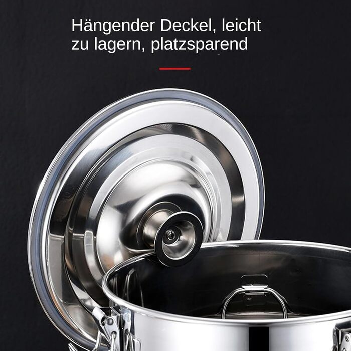 Контейнер для зберігання з нержавіючої сталі з краном, бак з харчової нержавіючої сталі, товстостінний, герметичний контейнер для олії, вина, молока, води, з краном та кришкою, стійкий до іржі та легко миється, 14 літрів