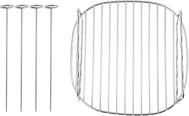 Стійка для фритюрниці Ninja, шампури Деко для випікання для штабельованої фритюрниці Cosori 3.8 л Заміна решітки для барбекю двошарова