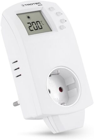 Вставний термостат TROTEC BN30, термовимикач для інфрачервоного опалення, кімнатний термостат, 5-30 C