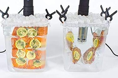 Кулінарні кульки Locisne Sous Vide без BPA 20 мм 250 куль із сітчастим сухим мішком для печей Anova Joule, приготування на водяній бані та контейнера Sous Vide