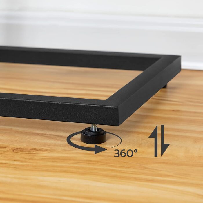 Журнальний столик HOOBRO із зарядною станцією, C-подібної форми, складаний журнальний столик із тканинною кишенею, тумбочка з розеткою та 2 USB-портами, для вітальні, вінтажний коричневий та чорний EBF30CSF01