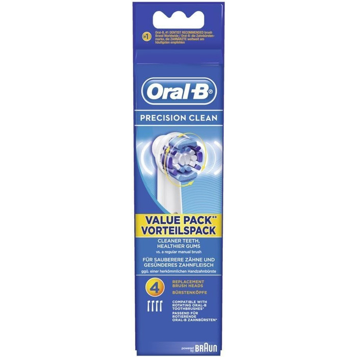 Щітки BRAUN OralB Precision Clean 4 848233