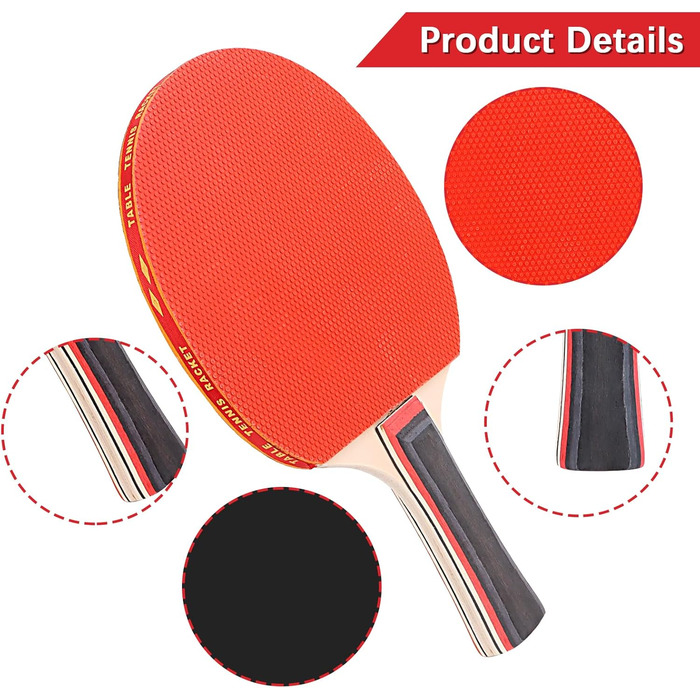 Набір для настільного тенісу – 2 ракетки, 3 м’ячі та сумка