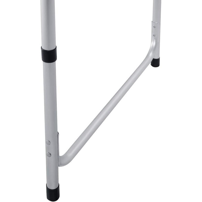 Портативний алюмінієвий розкладний стіл, 120 см, для вечірок, садів, барбекю, кемпінгу, 3 регульовані висоти, легкий алюмінієвий розкладний стіл для пікніків на свіжому повітрі, приготування їжі, розміри в розкладеному вигляді 120 x 60 x 70/62/55 см