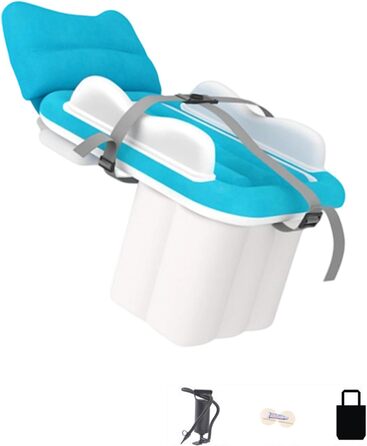 Легкий дорожній матрац для малюків, двосторонній флок, конструкція для швидкого надування, підходить для літака, автомобіля, використання на вулиці, складне дитяче ліжечко з насосом