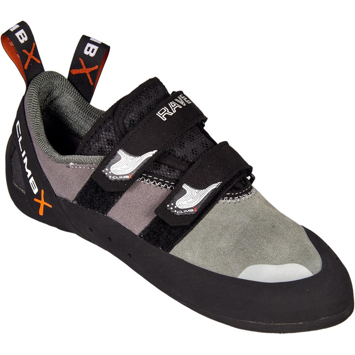 Скелелазні туфлі Climb X Rave Strap, розмір 40 EU, гранітно-сірі