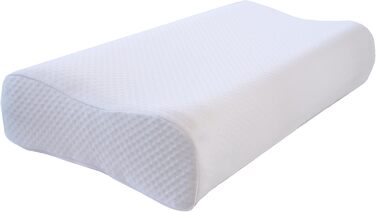 Віскоеластична подушка для шиї, 60 x 30 x 12 см, регульована по висоті