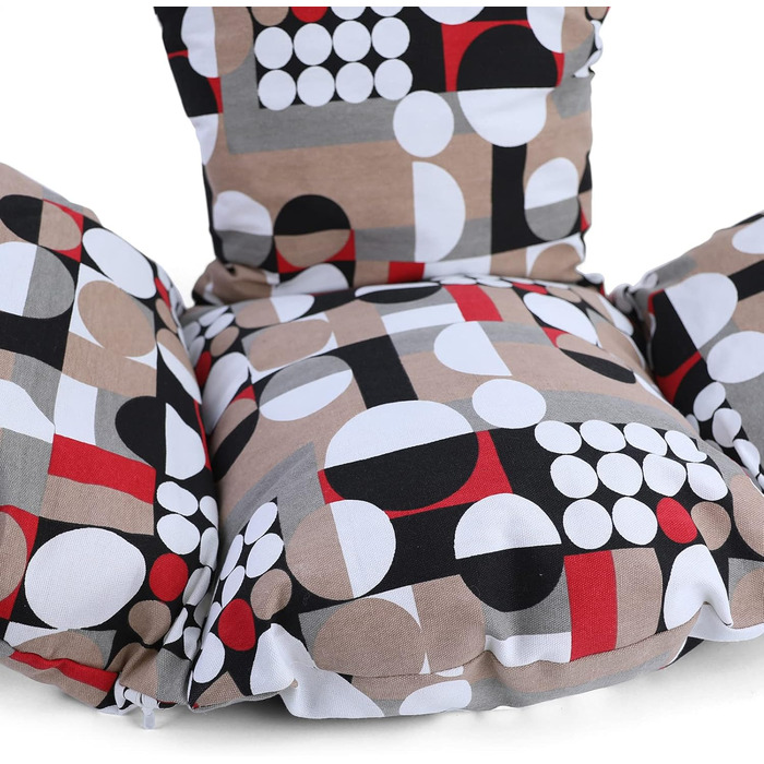 Подушки для кошика підвісного крісла, включаючи спинку, комплект із 2 предметів, сучасний стиль